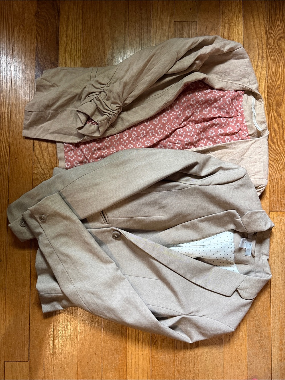 H&M Beige & Dusty Blazer Duo